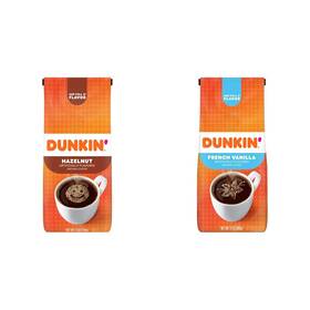 Donuts 313057849882 Hazelnut Flavored Ground Coffee And French Vanilla 12 Ou