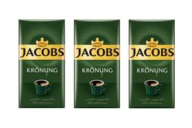 Douwe Egberts 445037688631 Kronung Ground Coffee Premium Beans Great Roasting 500 Gram 17.6 Oz Pack Of 3