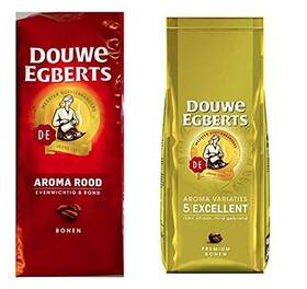 Douwe Egberts 724933510817 Aroma Rood And Excellent Whole Bean Coffee 1 Of Each 17.6oz