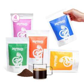 Driftaway Coffee Rg-kit-20oz-drip Explorer Box 5 Pack Tasting Kit - Drip Grind 4oz Exp 7/23