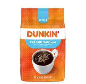 Dunkin 629722742397 Dunkinft French Vanilla Flavored Ground Coffee 18oz