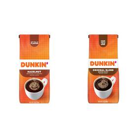 Dunkin 705353166525 Dunkinft Hazelnut Flavored Ground Coffee And Original Blend Medium Roast C