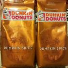 Dunkin Donuts 2 Pumpkin Spice Flavored Ground Coffee Bags Bb May 09 2016 881334000467