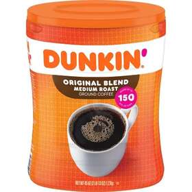Dunkin Donuts 744110447323 Dunkinft Original Blend Ground Coffee Medium Roast 45 Oz