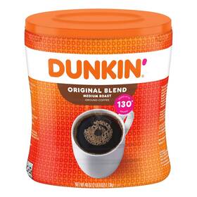 Dunkin Donuts 881334017397 Dunkinft Ground Coffee Original Blend Medium Roast 40 Oz
