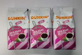 89432001 Dunkin Donuts 3 Bags Limited Edition Holiday Blend Ground Coffee 11oz. Exp 08/23