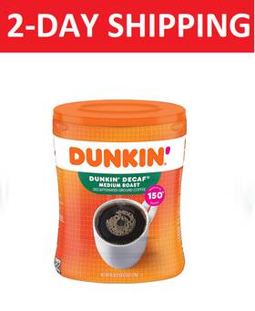 980247811 Dunkin Donuts Dunkinft Decaffeinated Ground Coffee Medium Roast 45 Oz