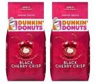 Dunkin Donuts Coffee Black Cherry Crisp Flavored Kosher 11 Oz Bags Exp 1 2016 881334002775