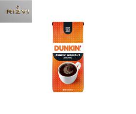 Dcs2604 Dunkin Donuts Midnight Dark Roast Ground Coffee 11 Oz Bag