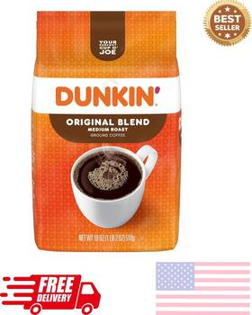 Wal-3148083120 Dunkin Donuts Dunkinft Original Blend Ground Coffee Medium Roast 18 Oz Packaging May Vary
