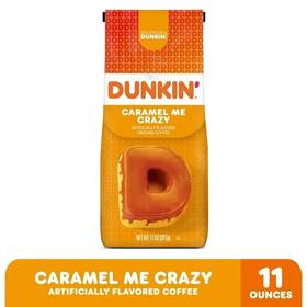 32984667 Dunkin Donuts Wm New Caramel Me Crazy Ground Coffee 11 Oz Fast Free Shipping