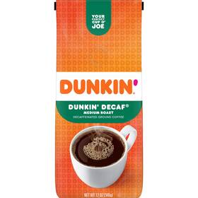 Pp-grce11580 Dunkin K Cups Dunkinft Decaf Medium Roast Decaffeinated Ground Coffee 12 Ounce Pack Of 6