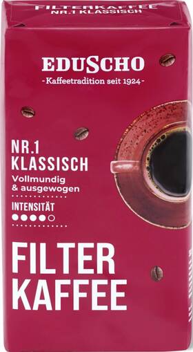 Eduscho 744759812926 2 Packs Gala Nr. 1 Ground Coffee 17.6oz/500g