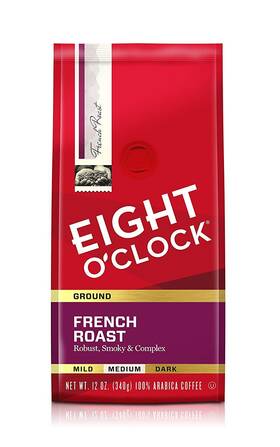 Eight Oclock 0001114110210 Oftclock French Roast Ground Coffee 12 Oz
