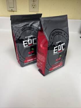 Eight Oclock 011141103321 Two Pkgs O Clock Coffee Michigan Cherry Pie- Discontinued Flavor