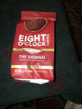 11141-10029 Eight Oclock O Clock Coffee The Original Medium Roast Ground 12 Oz 340g Sealed