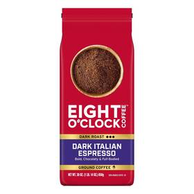 Eight Oclock Coffee 011141100191 Oftclock Dark Italian Espresso Roast 30 Ounce Pack Of 1