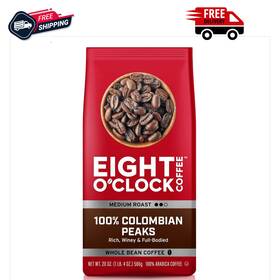 Eight Oclock Coffee 011141101129 Oftclock The Original 32 Ounce Pack Of 1 Medium Roast Whole Bean