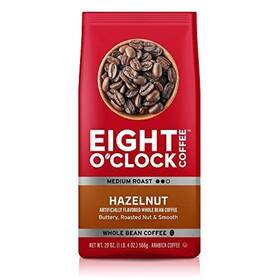 Eight Oclock Coffee 011141102867 Hazelnut Medium Roast Whole Bean 20 Ounce 100% Arabica Certified