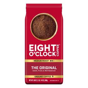 Eight Oclock Coffee 011141107824 The Original Medium Roast Ground 100% Arabica Sweet Fruity Well Ba