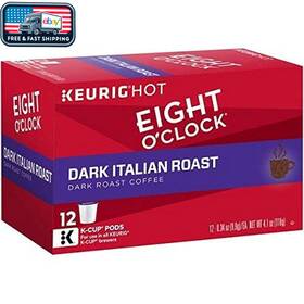 Eight Oclock Coffee 313019266290 Oftclock Dark Italian Roast 12 Ct Rich And Bold Premium Quality