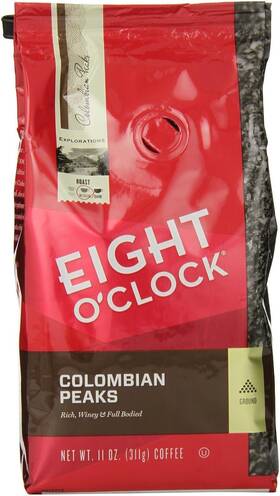 4285470 Eight Oclock Coffee Colombian Peaks Ground 11-ounce Bags Pack Of 2