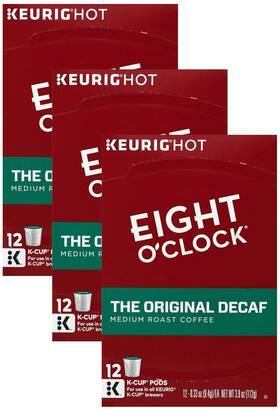 Eight Oclock Coffee 445057639644 Decaf 12 Ct Pack Of 3
