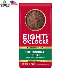 Eight Oclock Coffee 744759831415 Oftclock The Original Decaf Ground Medium Roast 12 Ounce P