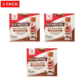 Elevation 100137114493 Chocolate Meal Replacement Shake 6 Count - Pack Of 3