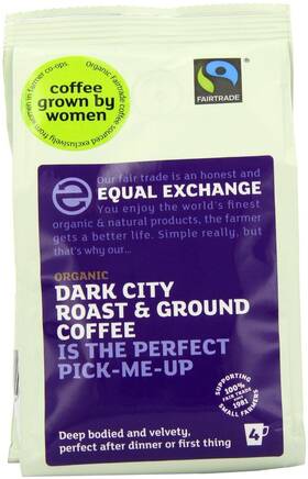 Equal Exchange 018190017024 Fairtrade Organic Roast And Ground Dark Coffee 227g