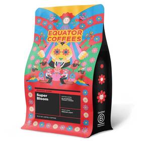 Equator Coffees & Teas 814307002076 Blend Decaf Fine Ground Coffee Medium Dark Roast F