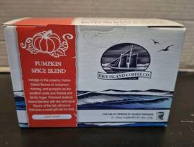 Erie Island Coffee Co 891130000684 Co. Pumpkin Spice Blend 12 K Cups Exp. 9/27 Keurig