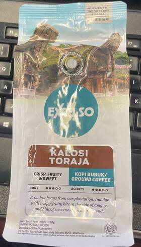Excelso 668713103005 Kapal Api Kalosi Toraja Arabica Coffee 200 Grams Original From Indonesia