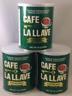 Expresso La Llave Cafe 10 Oz Three Cans 100 Pure Coffee 072323052264
