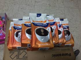 Extra 813344012866 10 Pack Dunkin Espresso- Style Dark Roast Ground Cpffee Oz Bag Each