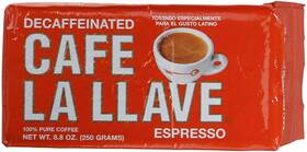 F. Gavina & Sons 313048476400 Decaf Cafe La Llave 8.8 Oz Ground Brick
