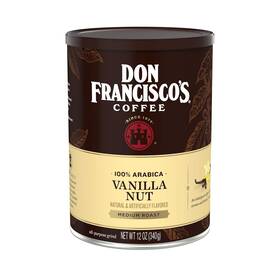 F. Gavina & Sons Inc. 313106435493 Don Franciscos Vanilla Nut Flavored Ground Coffee 12 Oz Can