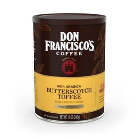 F. Gavina & Sons Inc. 445032590557 Don Franciscos Premium Butterscotch Toffee Ground Coffee Rich Aromatic 100% A