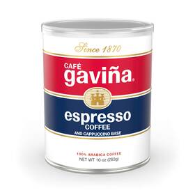 F. Gavina & Sons Inc. 445040926973 Caf Gavi A Espresso Roast Regular Ground Coffee 100% Arabica 10 Oz Can