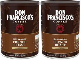 F. Gavina & Sons Inc. 445045286287 S Premium French Dark Roast Ground Coffee Rich Aromatic 100% Arabica Beans