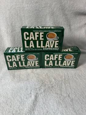 F. Gavina & Sons Inc. 696583449536 Caf La Llave Espresso 100% Pure Coffee Dark Roast 10-ounce Bricks 3 Count