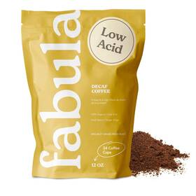 Fabula 850026627275 Coffee Decaf Dark Roast Freshly Grounded - Organic Low Acid Single Orig Inch