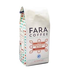 Fara Coffee 891726001873 Ground Breakfast Blend Medium 12 Oz