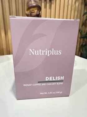 9000851 Farmasi Nutriplus Delish Instant Coffee And Grain Blend Rich Aroma 100g/3.53oz