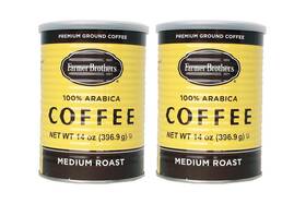 9y-kkxi-l24b Farmer Brothers 100 Arabica Medium Roast Ground Coffee Rainforest Alliance Certified 2pack