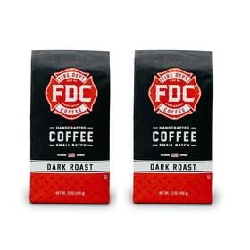 Fire Department Coffee 850053614644 Gives Back To Firefighters - Dark Roast Ground Bold And Smooth Roa