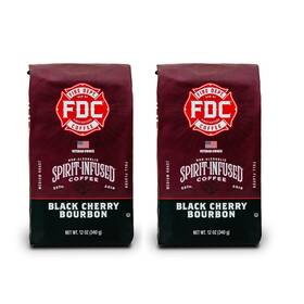 Fire Department Coffee 850053614675 Black Cherry Bourbon - Gives Back To Firefighters Premium
