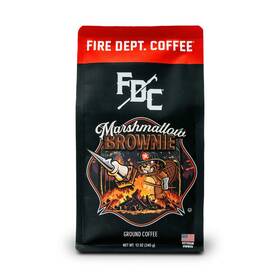 Fire Department Coffee 860010401095 Marshmallow Brownie 12 Oz Medium Roast Veteran Owned