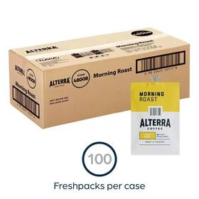 48008 Flavia Flavia/alterra Morning Roast Coffee A182 Case/box 100 Packs/pods 5 Rails