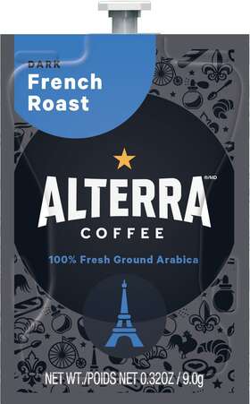 Flavia 689551095330 Alterra Coffee French Roast Dark And Intense 0.32 Ounce 20 Count Pa